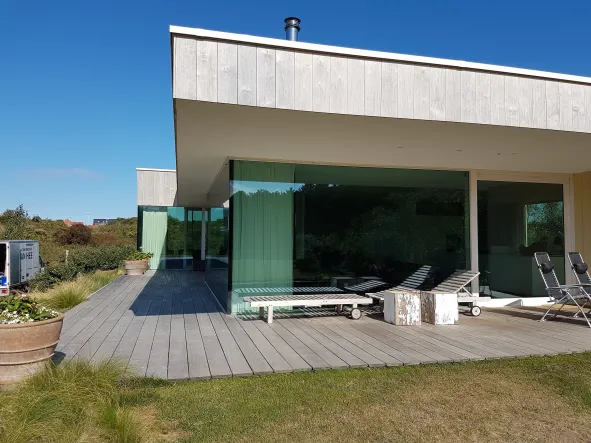 Ramen voor moderne villa in Oostduinkerke
